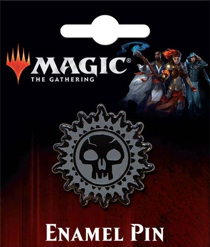 Magic the Gathering Black Swamp Mana Enamel Pin