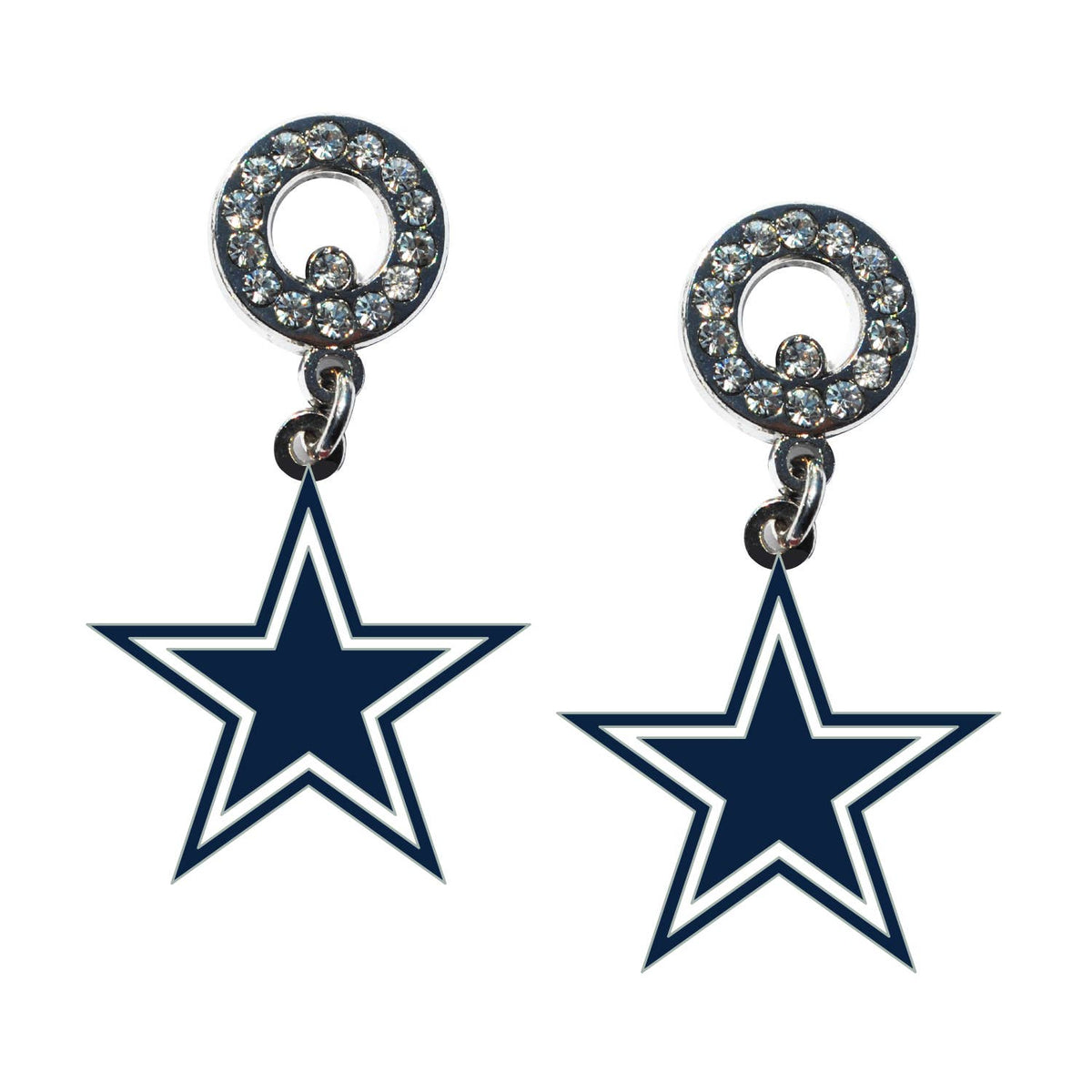NFL Dallas Cowboys Rhinestone Earrings