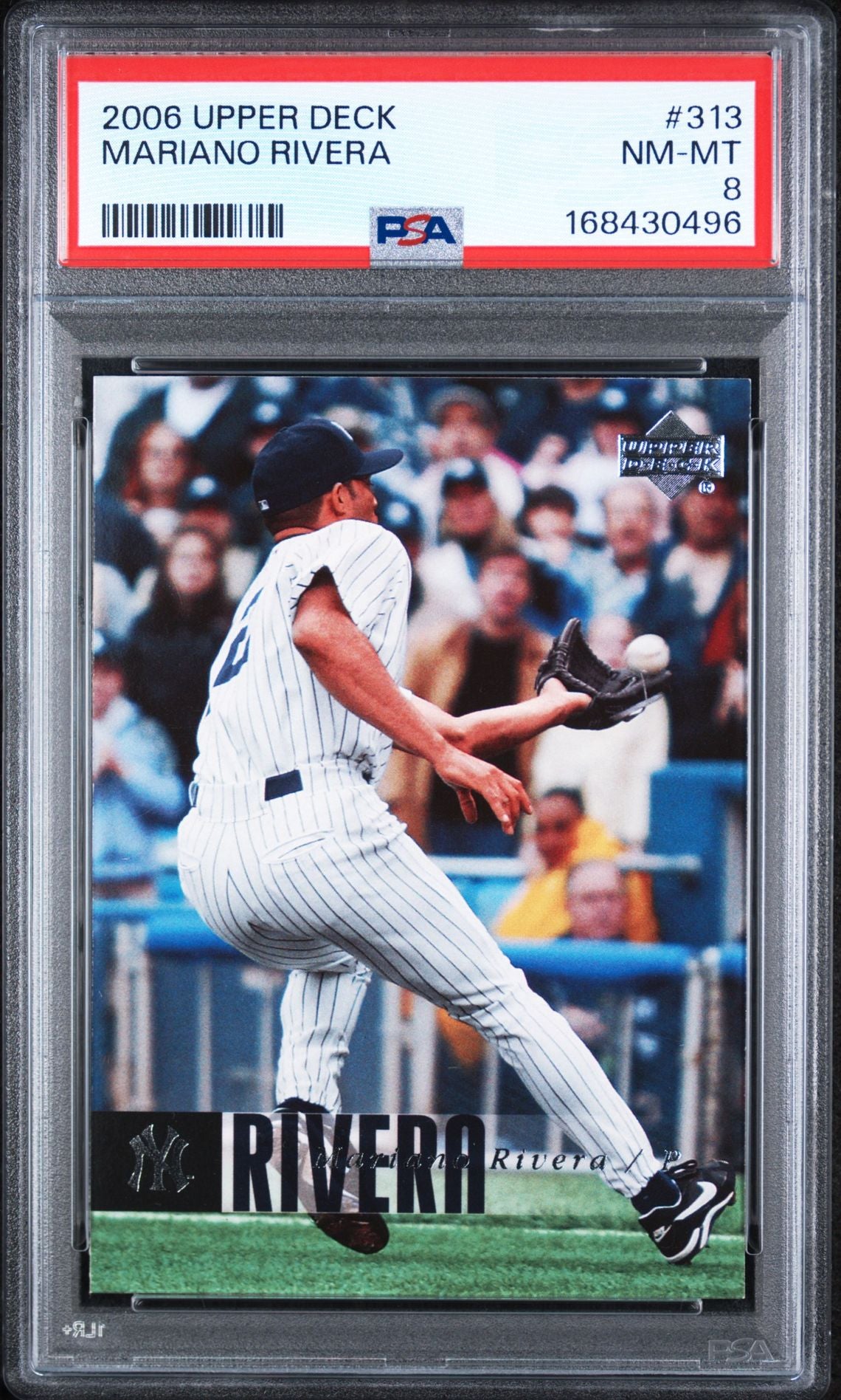 2006 Upper Deck #313 Mariano Rivera PSA NM-MT 8 slab