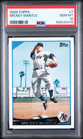2009 Topps Mickey Mantle #7 PSA 10 slab