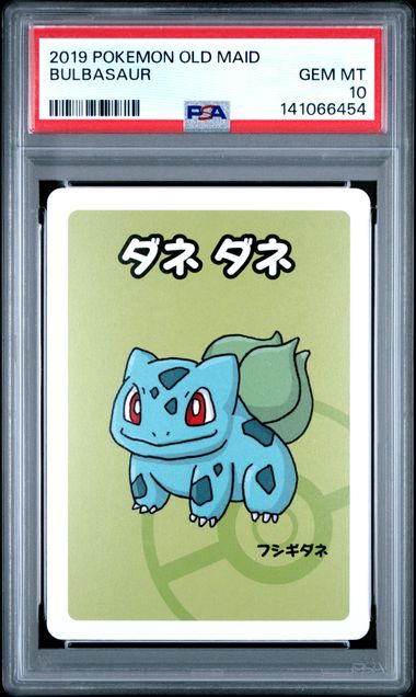 2019 Pokémon Old Maid Bulbasaur PSA Gem Mint 10 slab