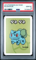 2019 Pokémon Old Maid Bulbasaur PSA Gem Mint 10 slab