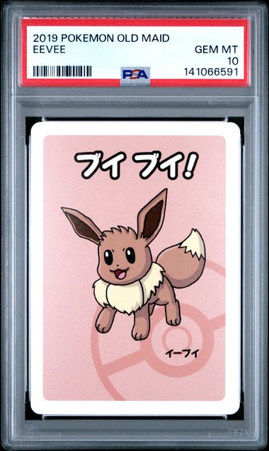 2019 Pokémon Old Maid Eevee PSA Gem Mint 10 slab
