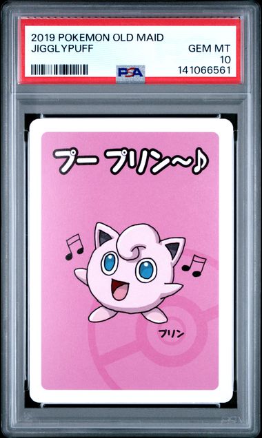 2019 Pokémon Old Maid Jigglypuff PSA Gem Mint 10 slab