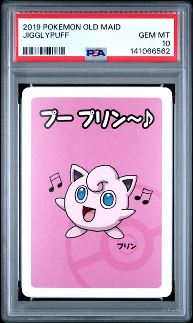 2019 Pokémon Old Maid Jigglypuff PSA Gem Mint 10 slab