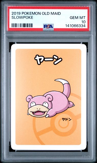 2019 Pokémon Old Maid Slowpoke PSA Gem Mint 10 slab