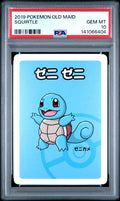 2019 Pokémon Old Maid Squirtle PSA Gem Mint 10 slab