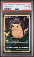 2021 Pokémon Celebrations #005 Pikachu Full Art graded PSA 8 slab
