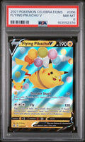 2021 Pokémon Celebrations #006 Flying Pikachu V graded PSA 8 slab