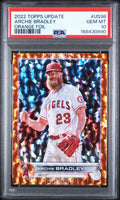 2022 Topps Update Archie Bradley #US98 Orange Foil PSA 10 slab