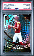 2024 Panini Donruss Jayden Daniels #VORJDA Vortex PSA 9 Mint