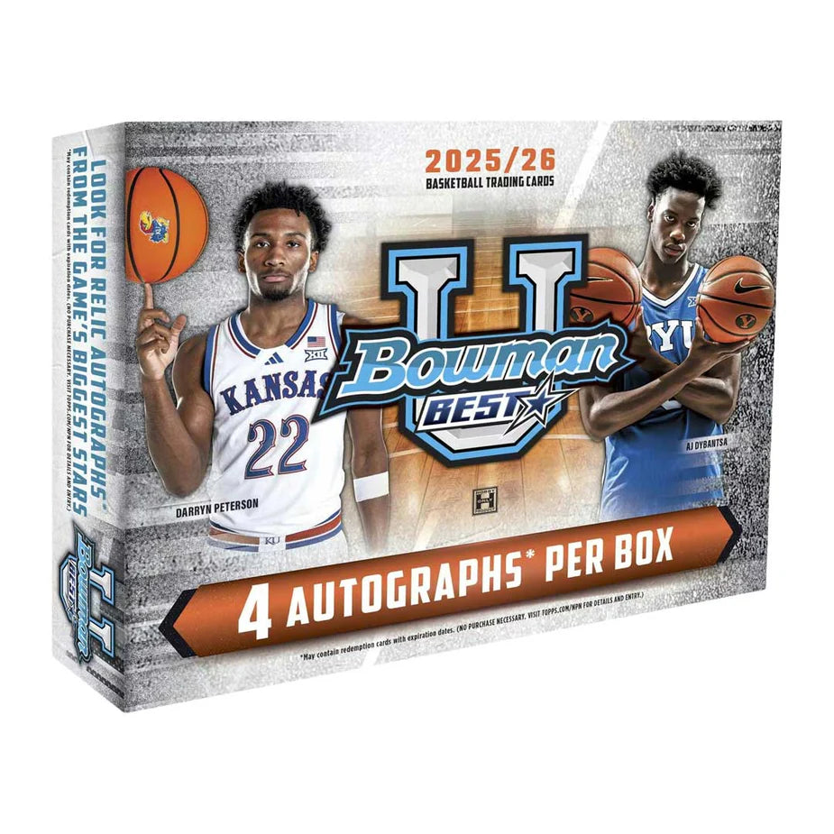 2025/26 Bowman University Best Basketball Hobby Box