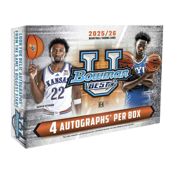 2025/26 Bowman University Best Basketball Hobby Box