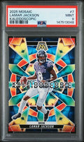 2025 Panini Mosaic Lamar Jackson #7 Kaleidoscopic PSA 9 Mint