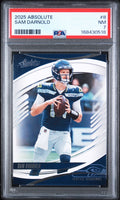 2025 Panini Absolute Sam Darnold PSA 7 slab