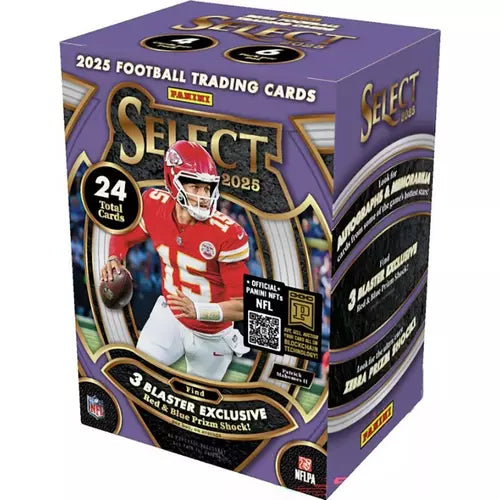 2025 Panini Select Football Blaster Box with 24 total cards