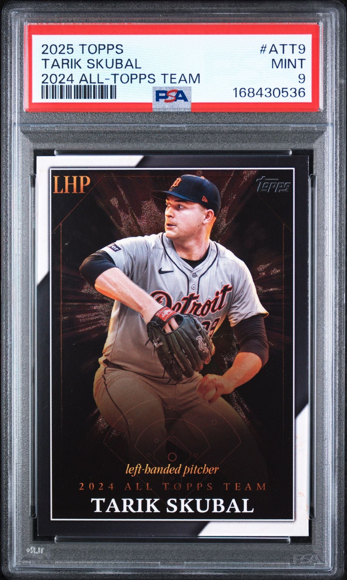 2025 Topps All-Topps Team Tarik Skubal PSA 9 slab