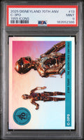 2025 Topps Disneyland 70th Anniversary 1955 Icons #13 C-3PO graded PSA 9 slab