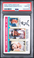 2025 Topps Heritage #194 Judge Santander Soto PSA GEM MT 10 slab