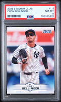 2025 Topps Stadium Club #111 Cody Bellinger PSA NM-MT 8 slab