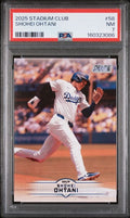 2025 Topps Stadium Club #58 Shohei Ohtani graded PSA 7 slab