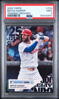2025 Topps Training Grounds Bryce Harper PSA 9 slab