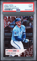 2025 Topps Training Grounds Bobby Witt Jr. PSA 9 slab