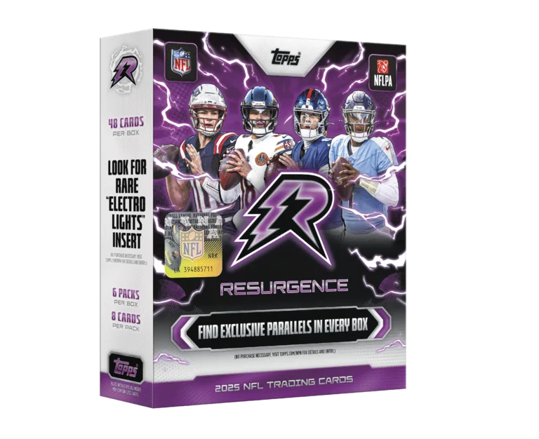 2025 Topps Resurgence NFL Trading Cards Blaster Box