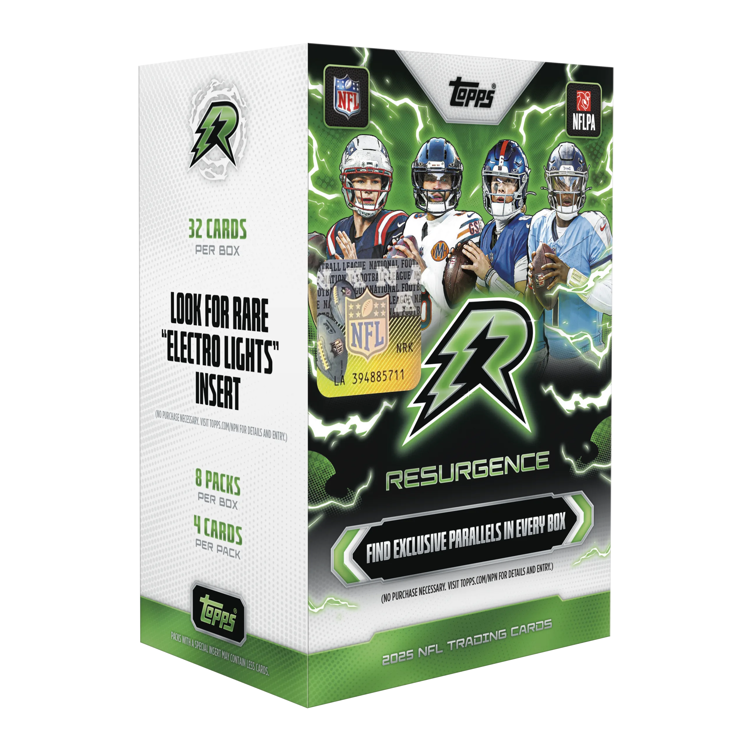 2025 Topps Resurgence NFL Trading Cards Value Box