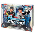 Front of 2026 Bowman Chrome Baseball Hobby Box
