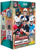 2026 Bowman Football Value Box trading cards packaging