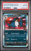2026 Pokémon ASC EN #127 Team Rocket's Honchkrow Ascended Heroes PSA 8