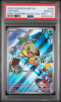 PSA 10 Turtwig #040 from the 2026 Pokémon MEP First Partner Illustration Collection Series 1