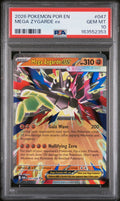 PSA 10 Mega Zygarde ex #047 from the 2026 Pokémon Japanese Mega Evolution set