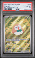 PSA 10 Rowlet #090 Illustration Rare from the 2026 Pokémon Japanese Mega Evolution set