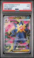 2026 Pokémon Mega Starmie ex Ultra Rare card 102 graded PSA Mint 9