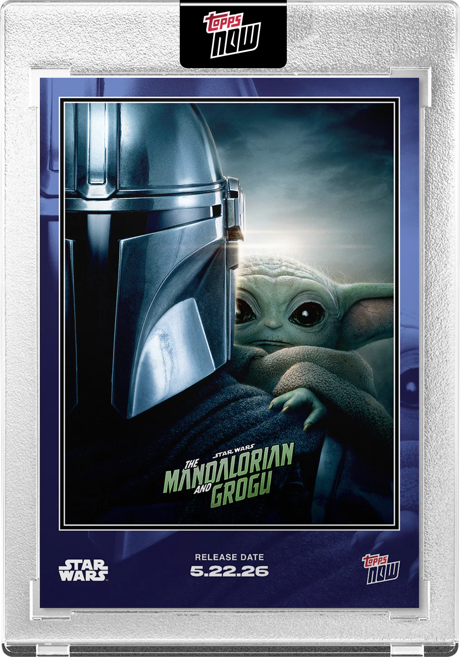 2026 Topps NOW Star Wars The Mandalorian and Grogu SP Short Print raw card in protective case