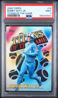 2026 Topps Titans of the Game Bobby Witt Jr. PSA 9 slab