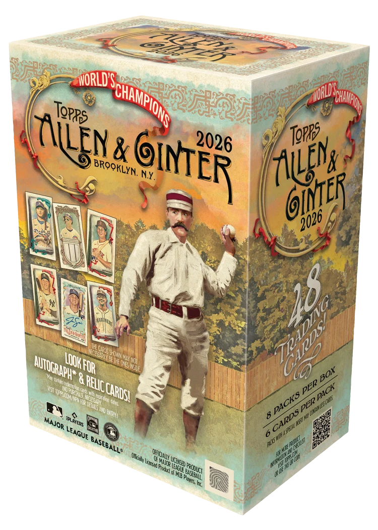 2026 Topps Allen and Ginter Baseball Value Box trading cards packaging