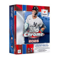 2026 Topps Chrome Baseball Fanatics Mega Box trading cards packaging