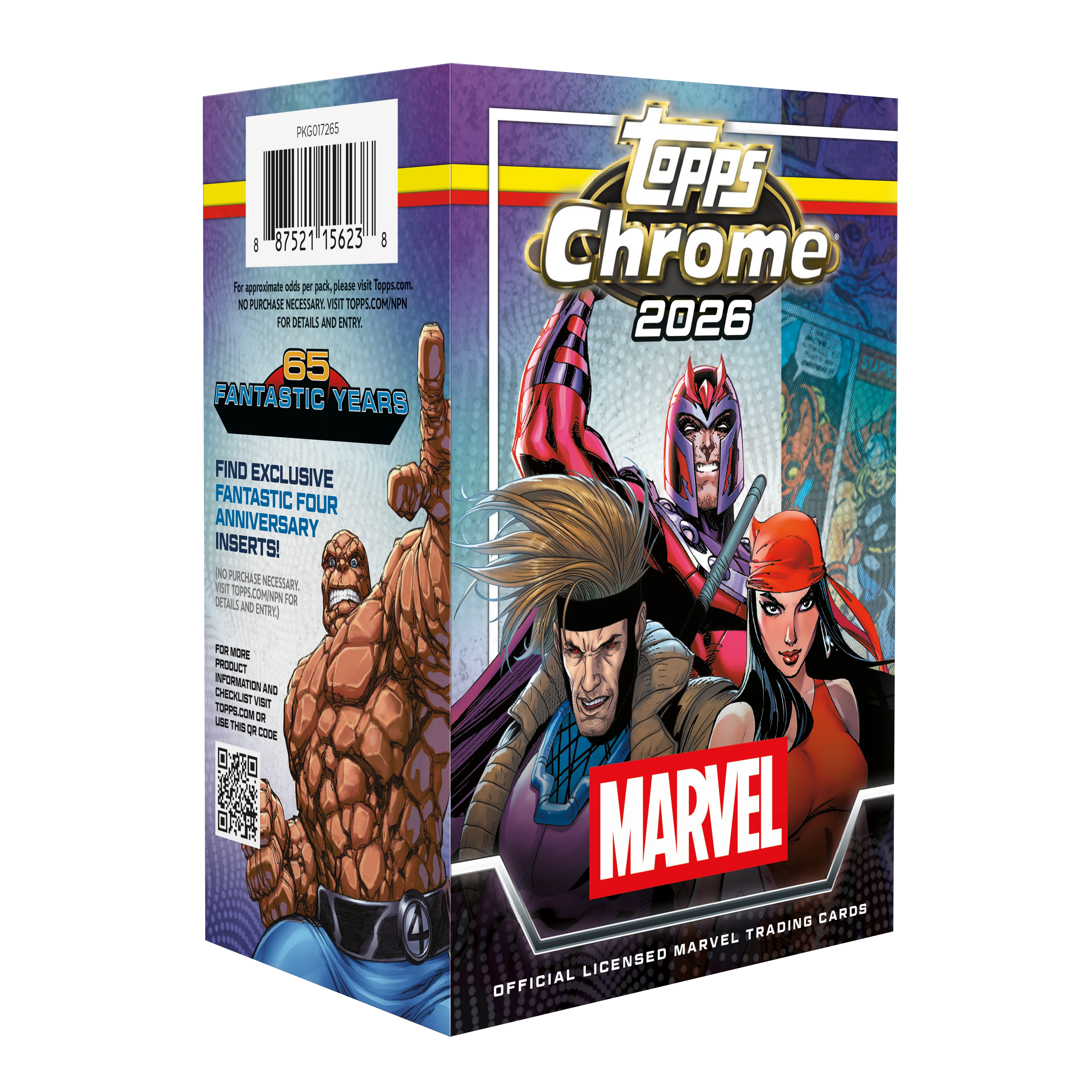 2026 Topps Chrome Marvel Comics Value Box