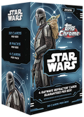 2026 Topps Chrome Star Wars Value Box featuring the Mandalorian and Grogu