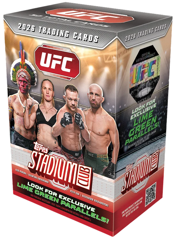 2026 Topps Stadium Club UFC Value Box trading cards packaging