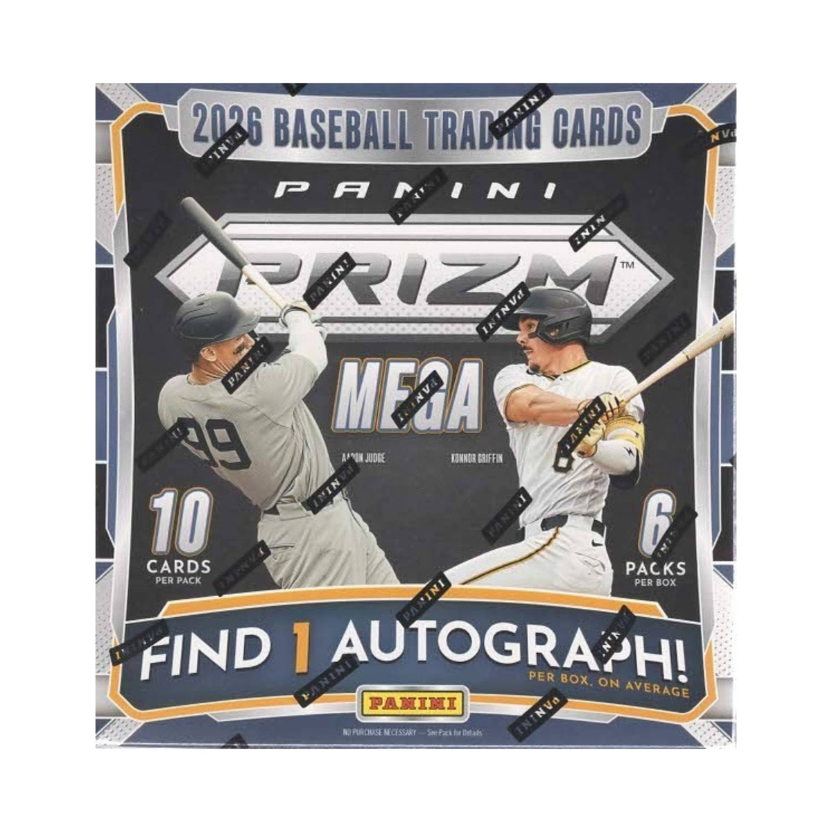 2026 Panini Prizm Baseball Mega Box – 60 Cards