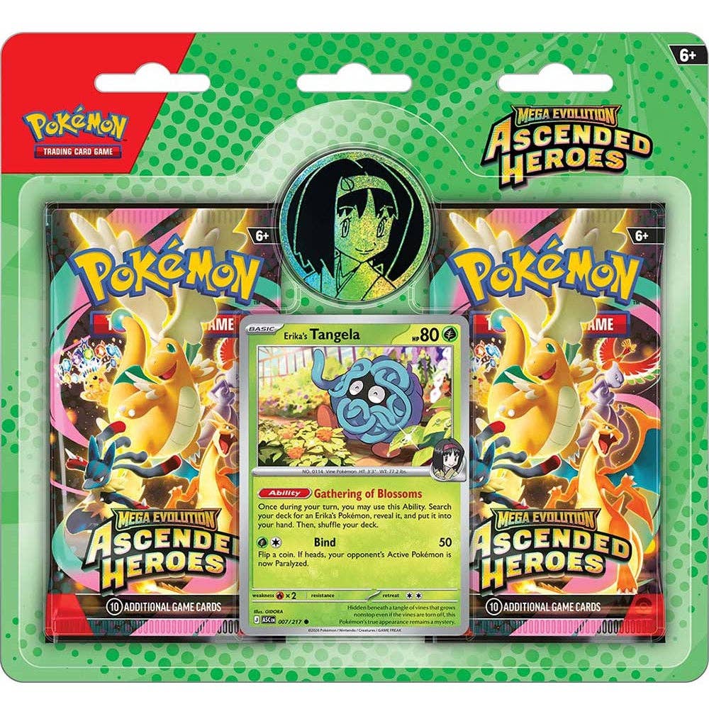 Pokémon Mega Evolution Ascended Heroes Collection Blister Erika