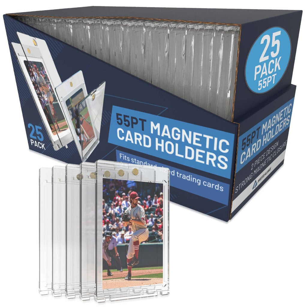 Invested Alliance Premium Magnetic Card Holders – 55pt, 25 Pack