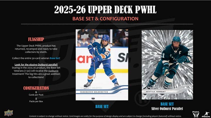2025-26 Upper Deck PWHL Hockey 30ct. Blaster Box