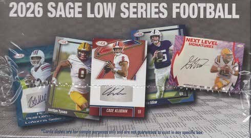 2026 SAGE Low Series Football 63ct. Blaster Box