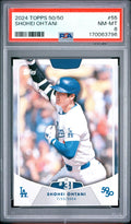 Shohei Ohtani Topps 50/50 55 PSA 8 cert 170063796