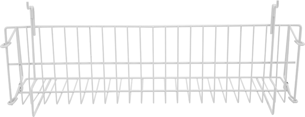 24" x  6" x  6.5" Media Grid Shelf for Slatwall & Wire Grid